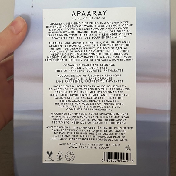 Lake & Skye Apaaray 1.7oz - Picture 4 of 4